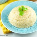 Quinoa Coconut Sticky Rice - It's a delicious combination of Quinoa and Coconut with a "sticky rice" consistency. Delicious and perfect quick side dish to any meal.